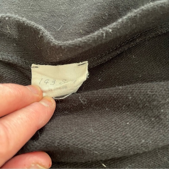 1.4.3 Story Black Lace Up Tunic Top Oversized Fit Size Medium - Picture 6 of 7